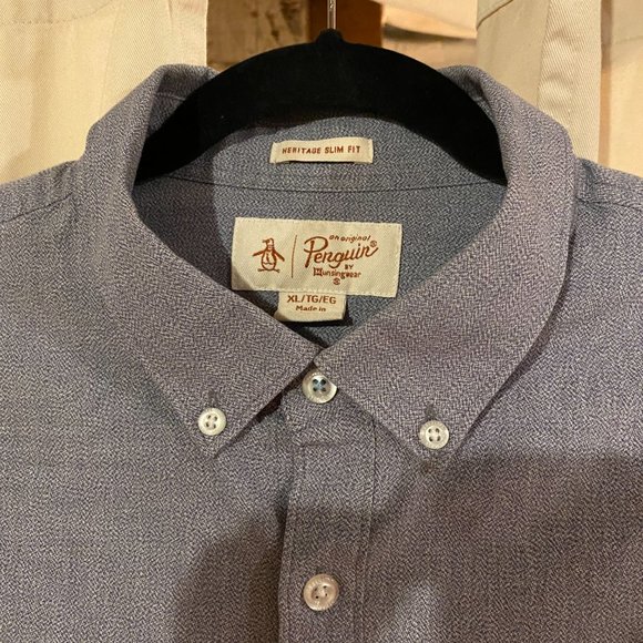 Penguin Slim Fit Button Down XL - Picture 2 of 4